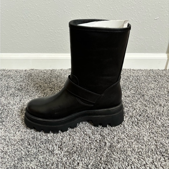 Anthropology Black Moto Boots size 7 (EUR 38) - Picture 3 of 3